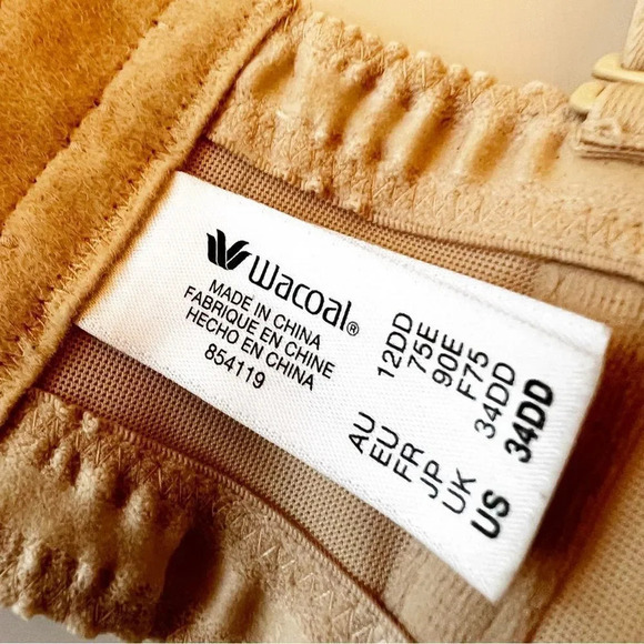 Wacoal Convertible Smooth Cup Bra Size 34DD Underwire Support - Picture 3 of 8